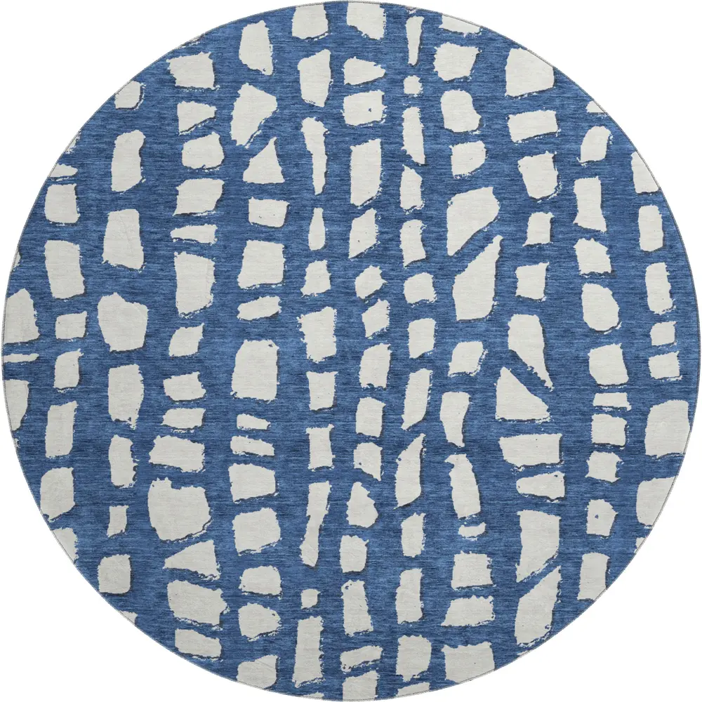 Mayfield AMF754 Navy 8' x 8' Rug