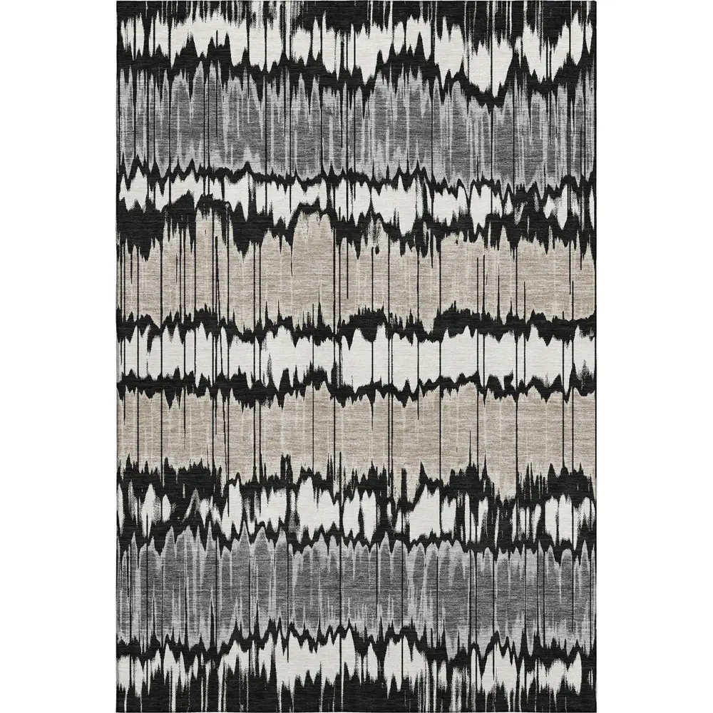 Mayfield AMF755 Black 3' x 5' Rug