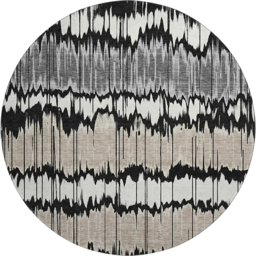 Mayfield AMF755 Black 8' x 8' Rug