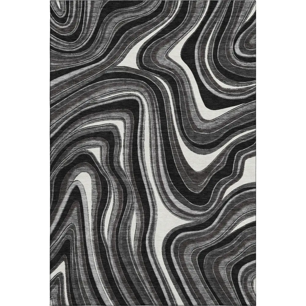 Mayfield AMF756 Black 8' x 10' Rug