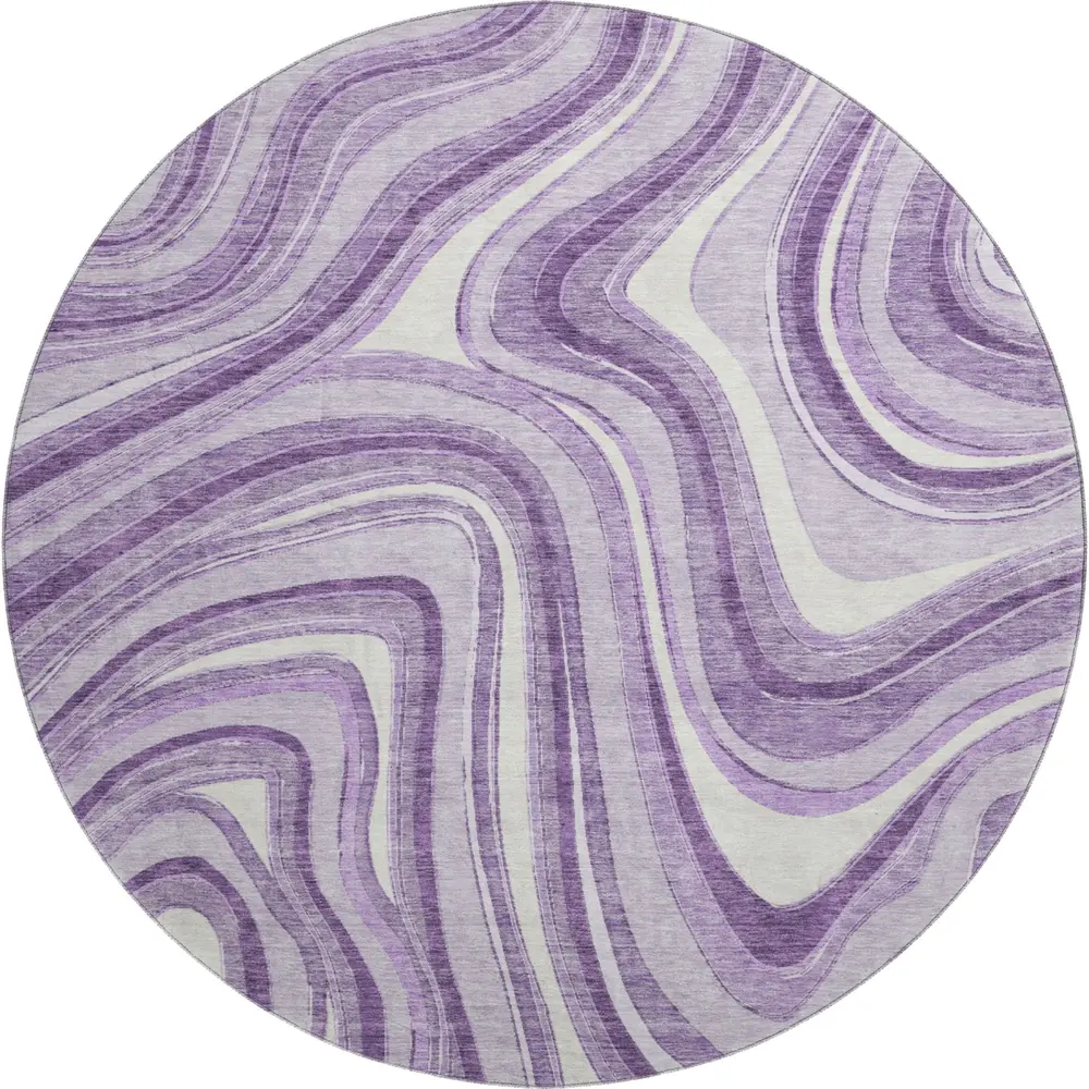 Mayfield AMF756 Lavender 8' x 8' Rug