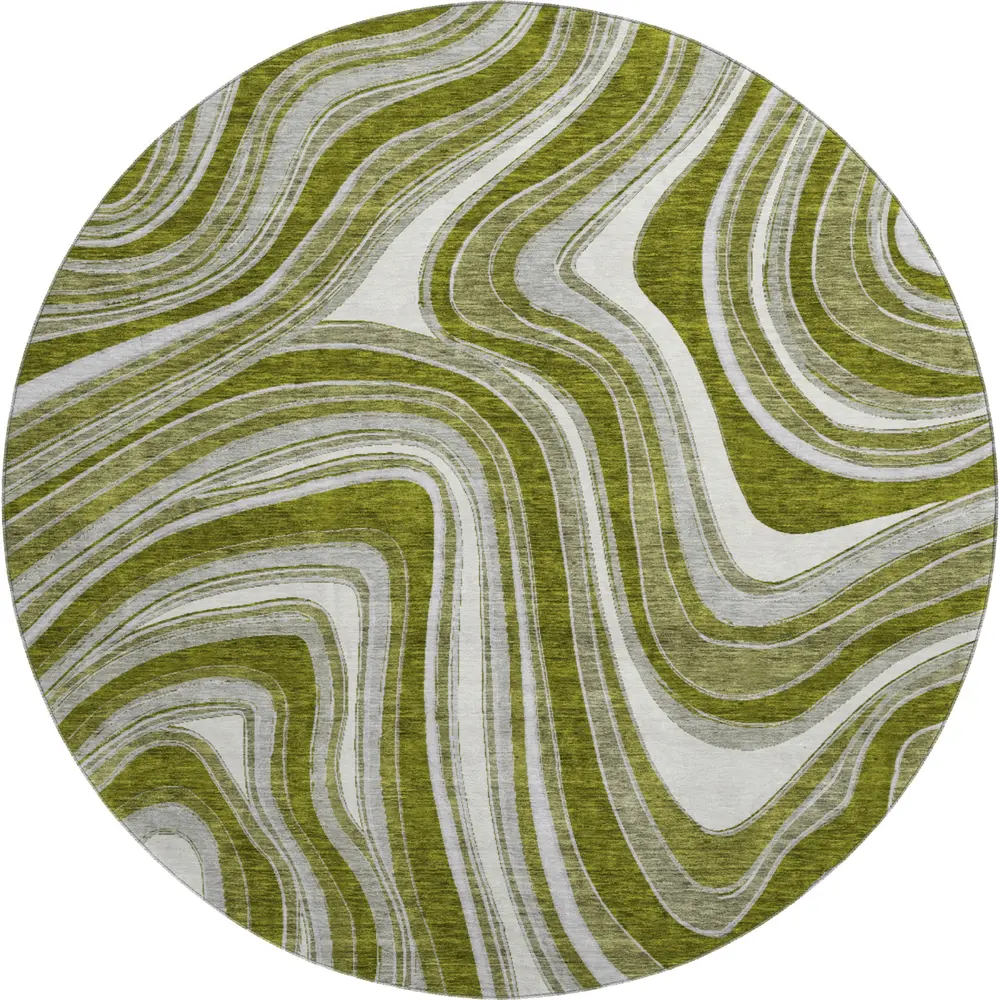 Mayfield AMF756 Olive 8' x 8' Rug