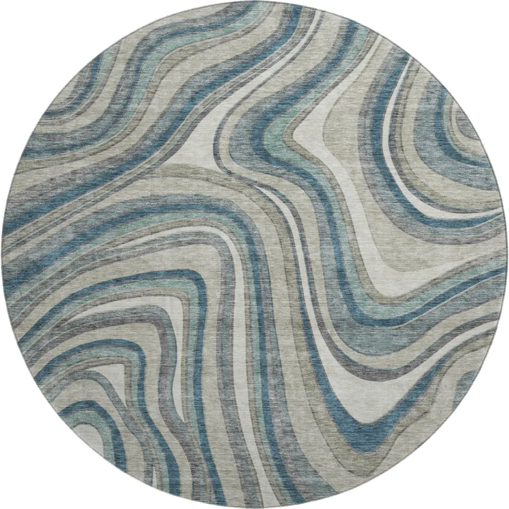 Mayfield AMF756 Teal 8' x 8' Rug