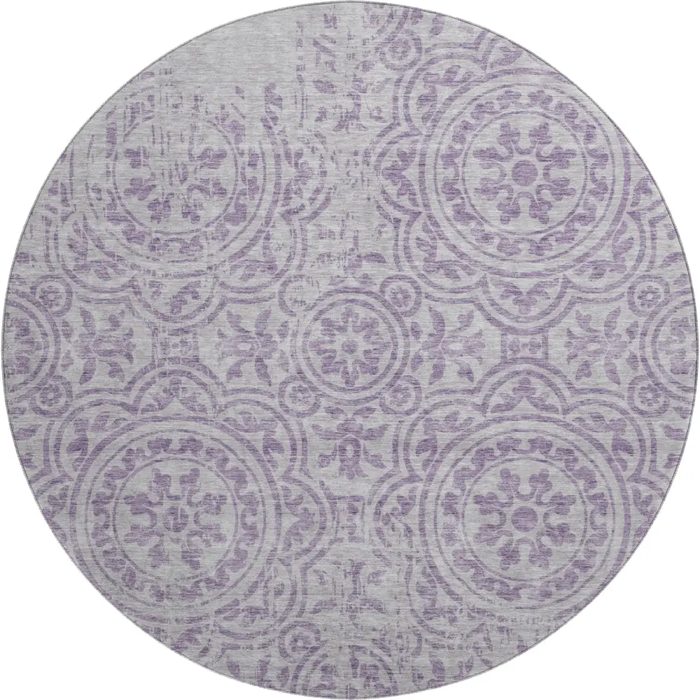 Mayfield AMF758 Lavender 8' x 8' Rug
