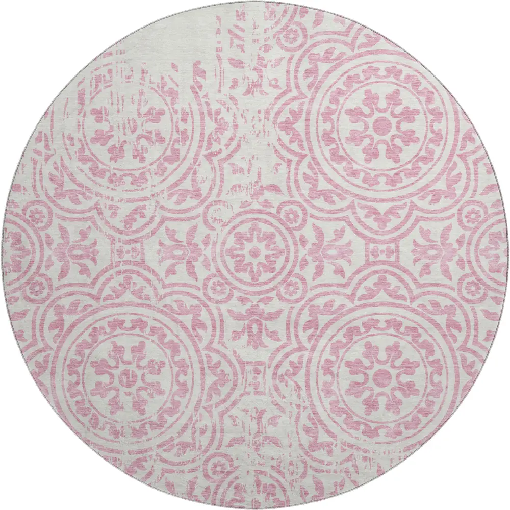 Mayfield AMF758 Pink 8' x 8' Rug