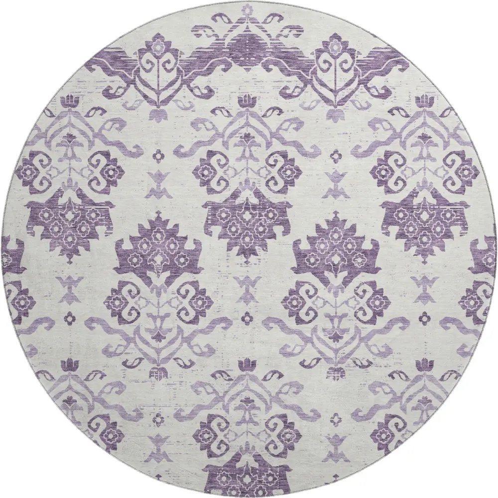 Mayfield AMF759 Purple 8' x 8' Rug