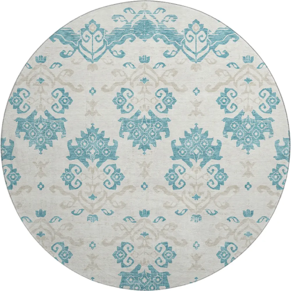 Mayfield AMF759 Teal 8' x 8' Rug