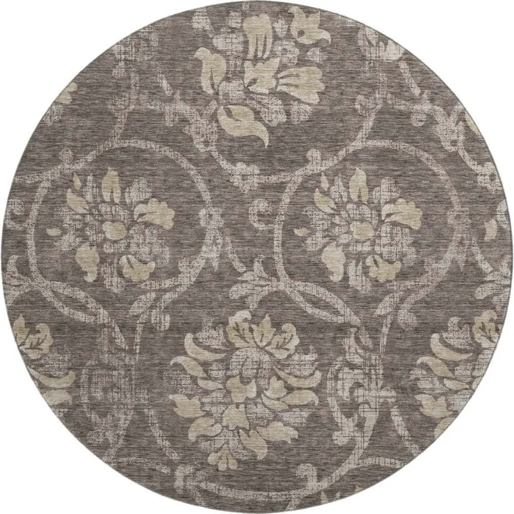 Mayfield AMF762 Brown 8' x 8' Rug
