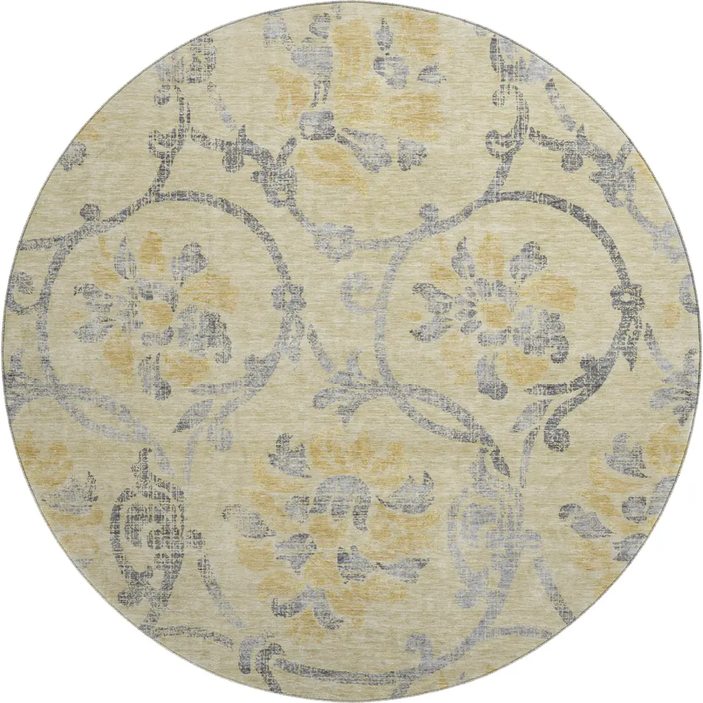 Mayfield AMF762 Gold 8' x 8' Rug