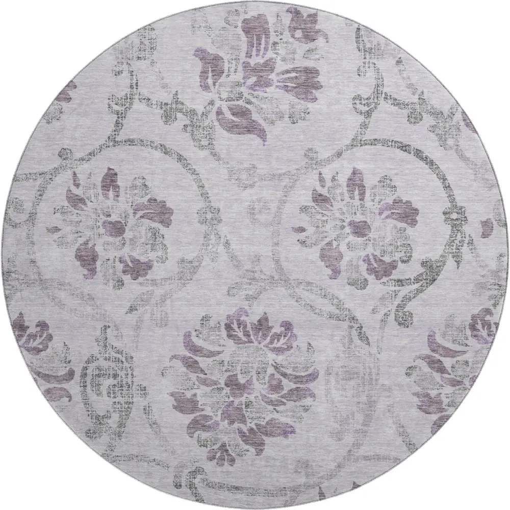 Mayfield AMF762 Lavender 8' x 8' Rug