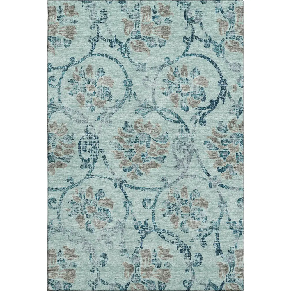 Mayfield AMF762 Teal 9' x 12' Rug