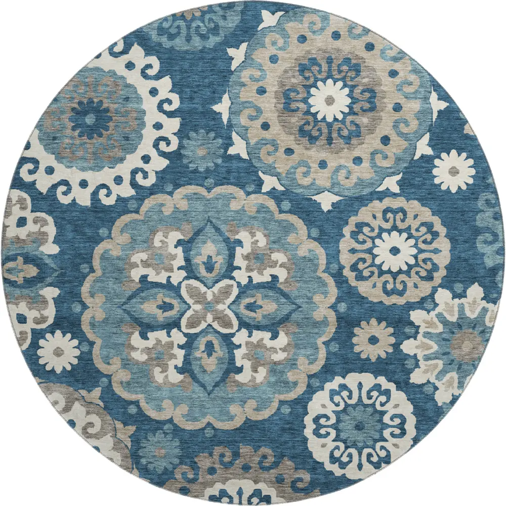 Mayfield AMF763 Blue 8' x 8' Rug