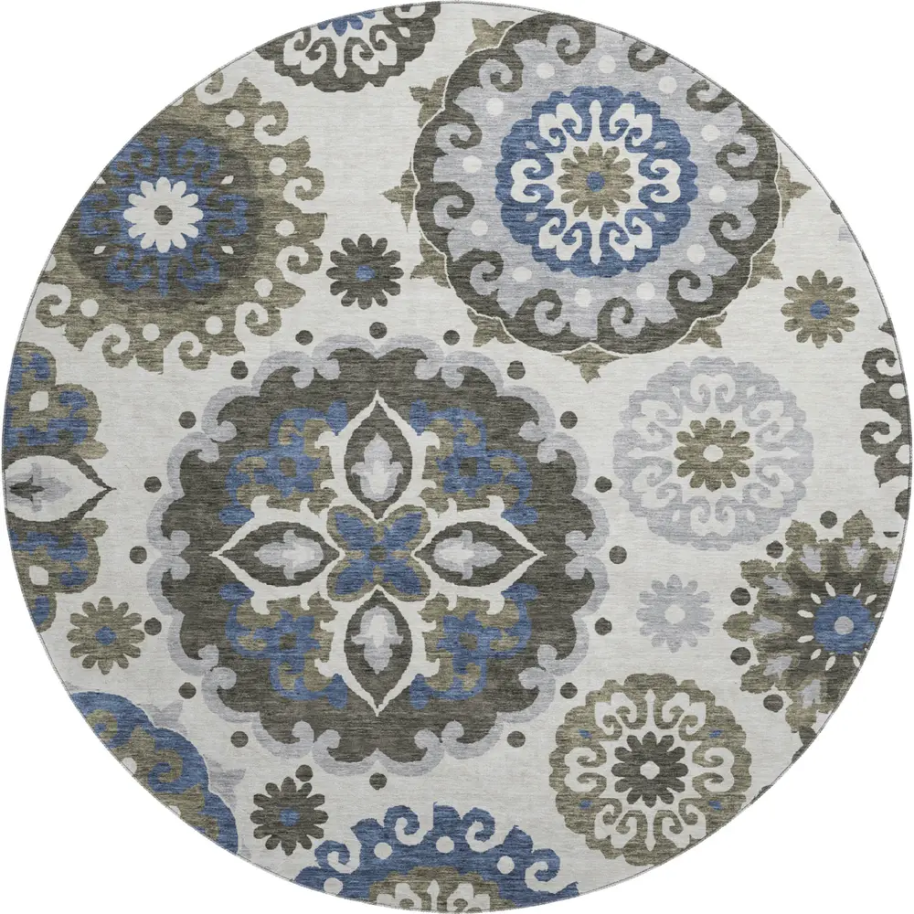 Mayfield AMF763 Pewter 8' x 8' Rug