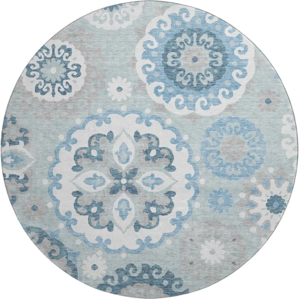 Mayfield AMF763 Sky 8' x 8' Rug