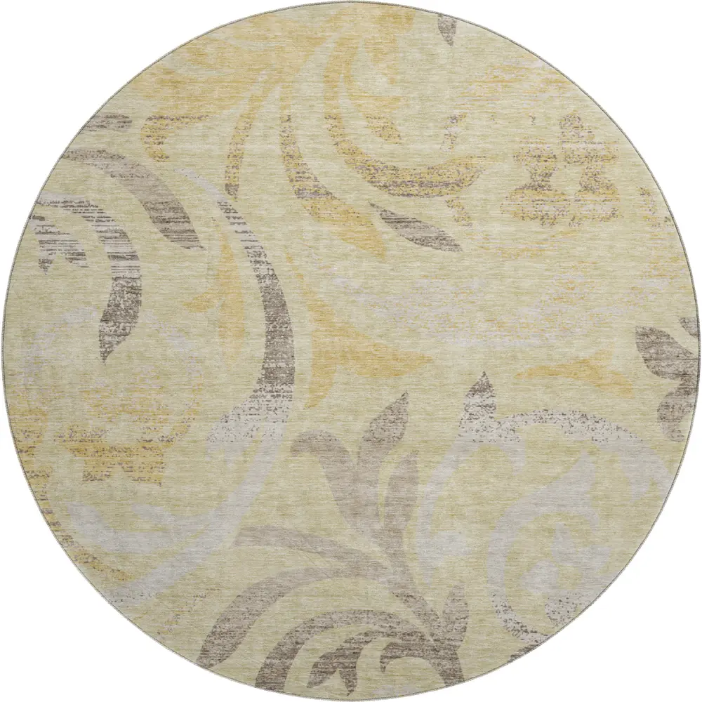 Mayfield AMF764 Gold 8' x 8' Rug