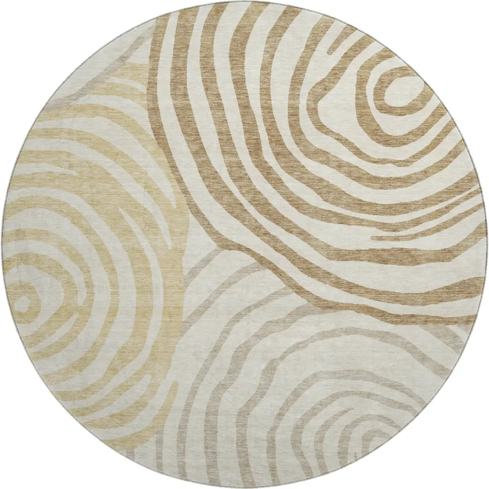 Mayfield AMF765 Gold 8' x 8' Rug