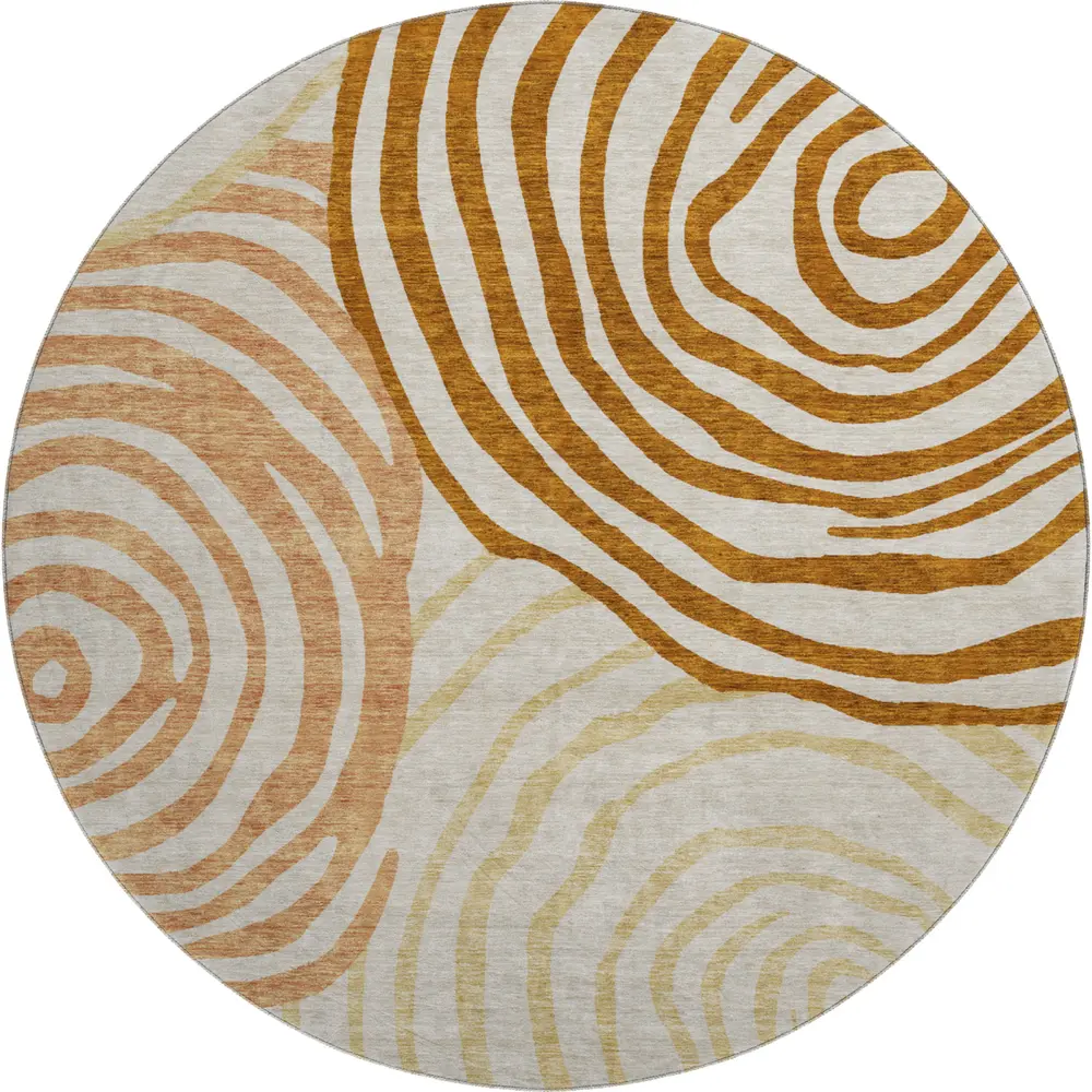 Mayfield AMF765 Terracotta 8' x 8' Rug