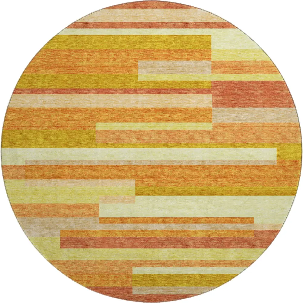 Mayfield AMF766 Orange 8' x 8' Rug