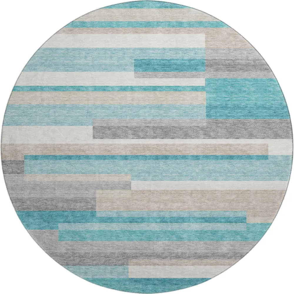 Mayfield AMF766 Teal 8' x 8' Rug