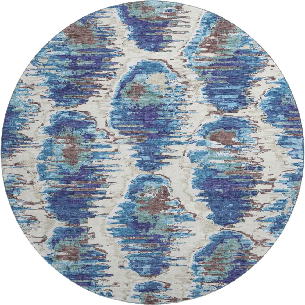 Mayfield AMF767 Blue 8' x 8' Rug