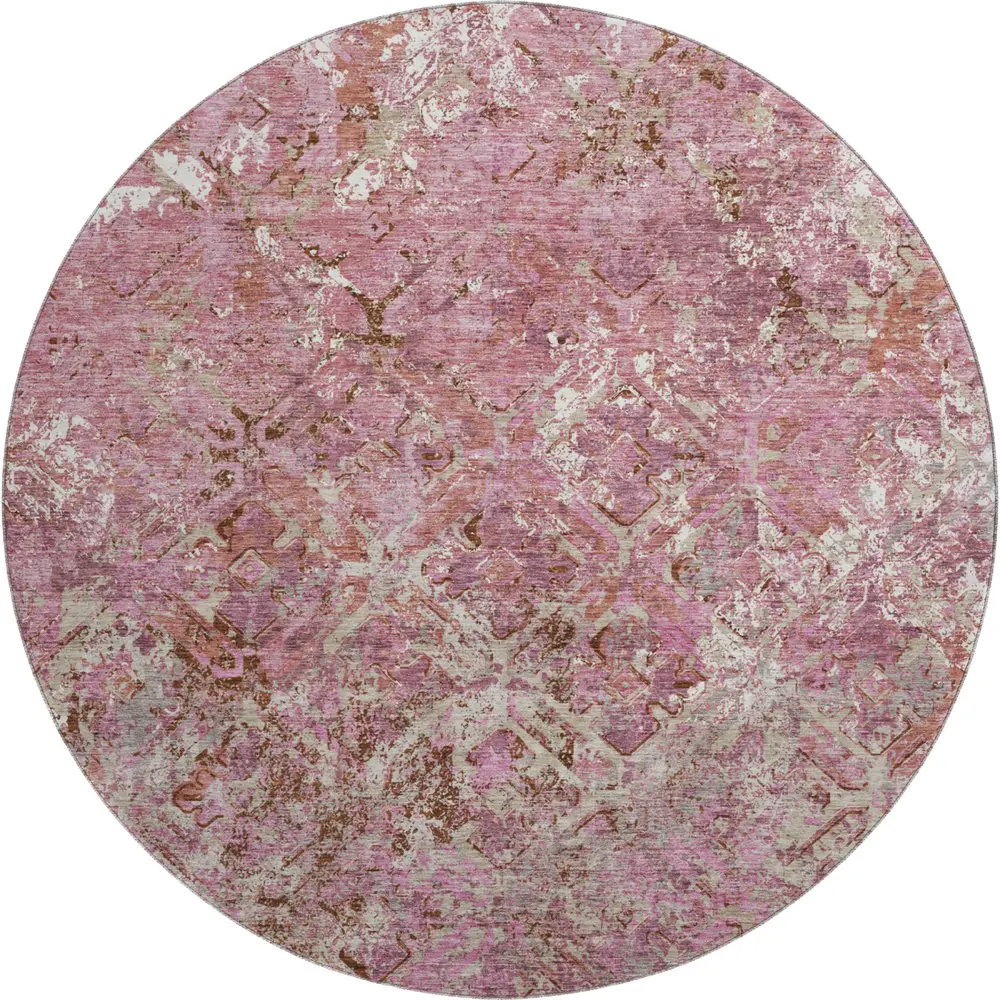 Mayfield AMF768 Pink 8' x 8' Rug