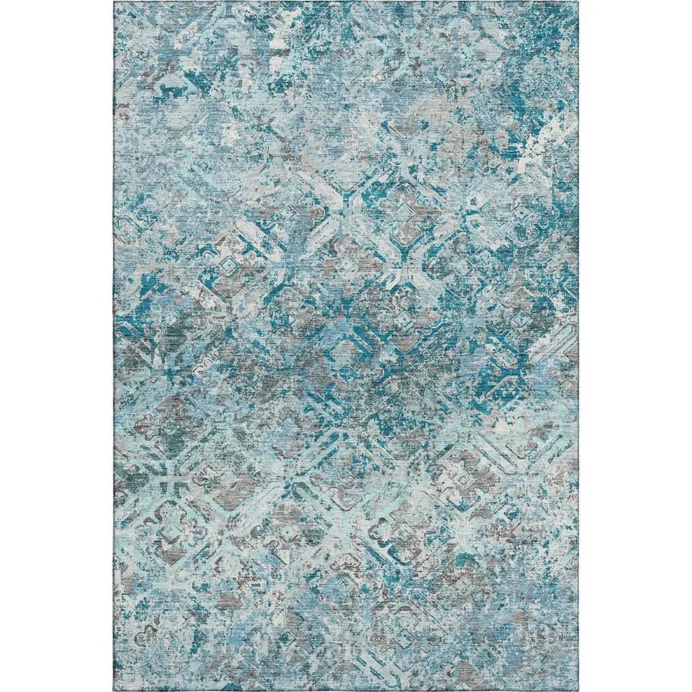 Mayfield AMF768 Teal 9' x 12' Rug