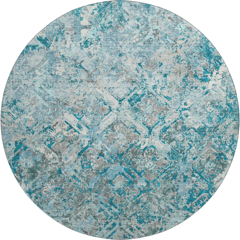 Mayfield AMF768 Teal 8' x 8' Rug