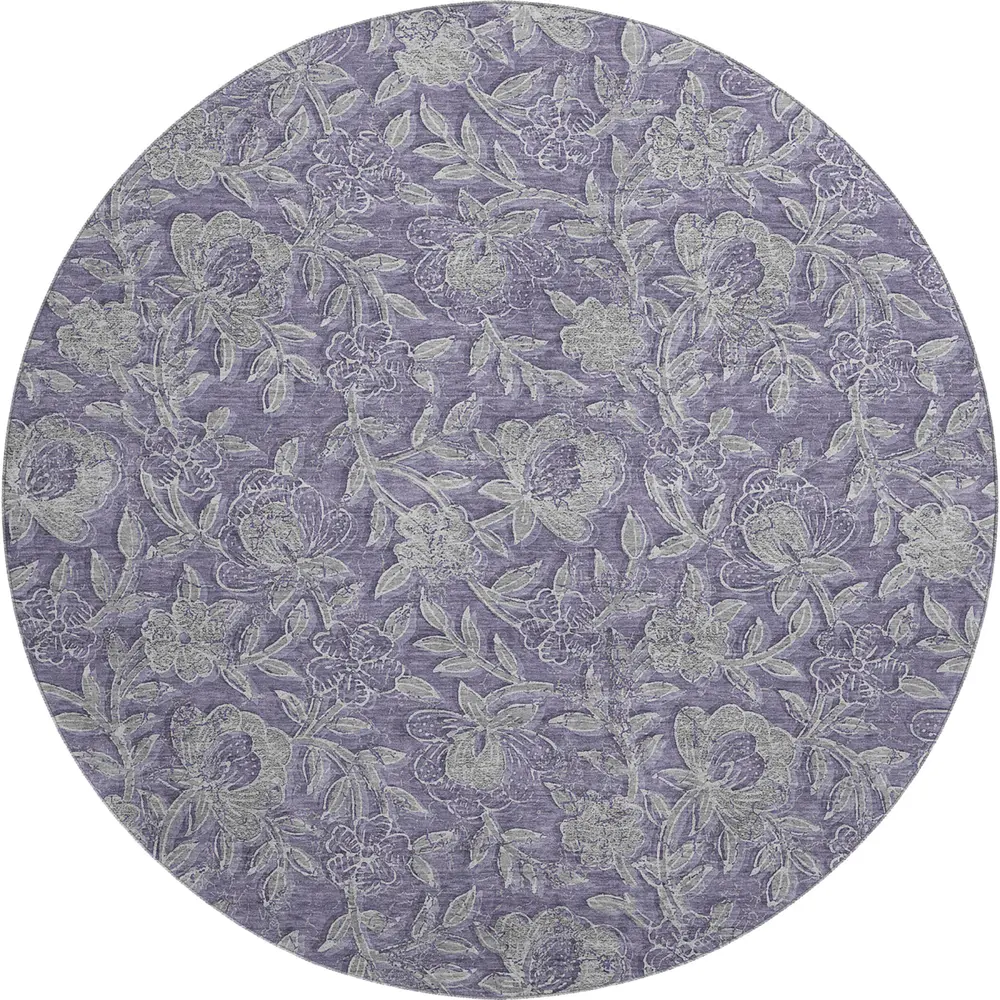 Mayfield AMF771 Eggplant 8' x 8' Rug