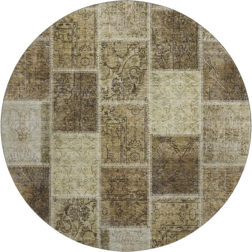 Mayfield AMF772 Brown 8' x 8' Rug
