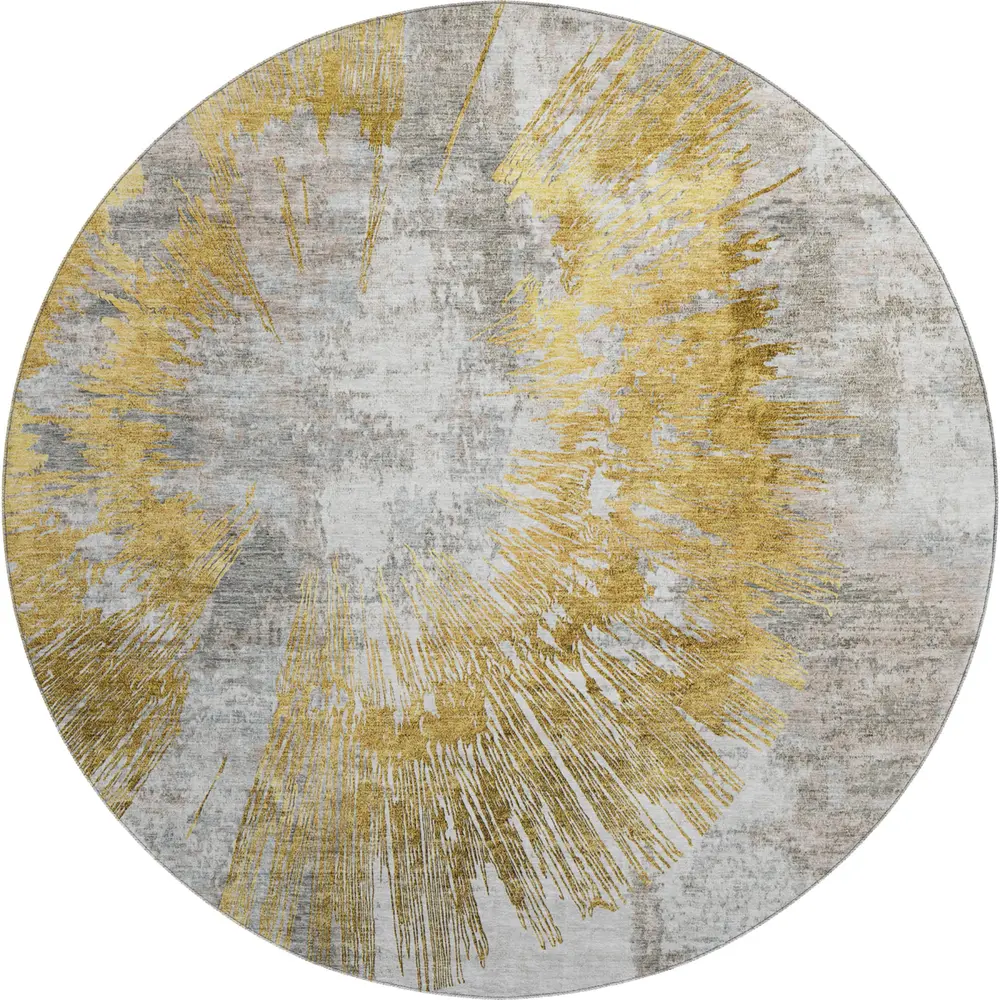 Mayfield AMF773 Gold 8' x 8' Rug