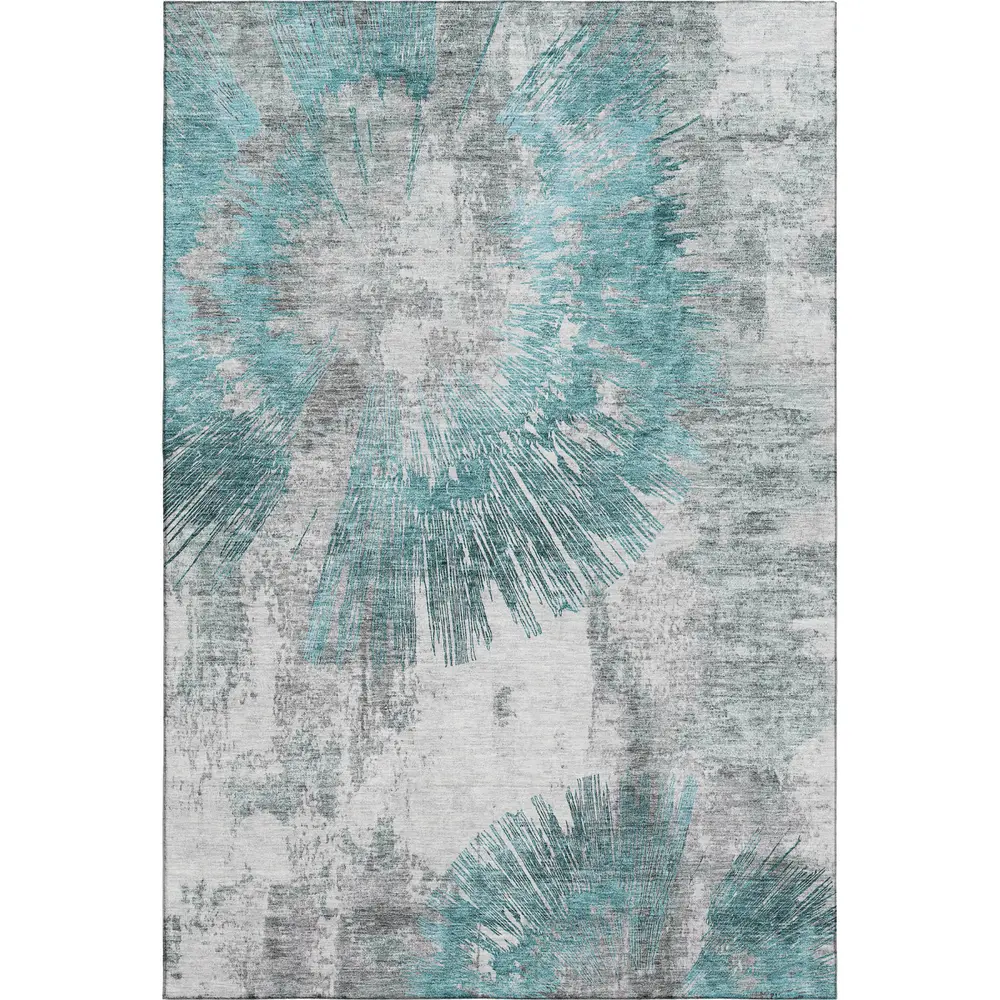 Mayfield AMF773 Teal 9' x 12' Rug
