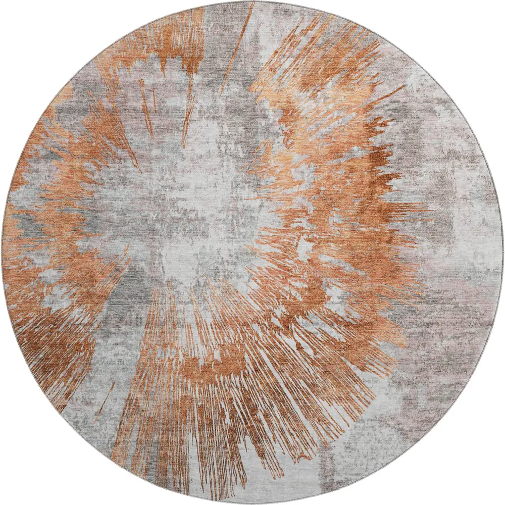 Mayfield AMF773 Terracotta 8' x 8' Rug