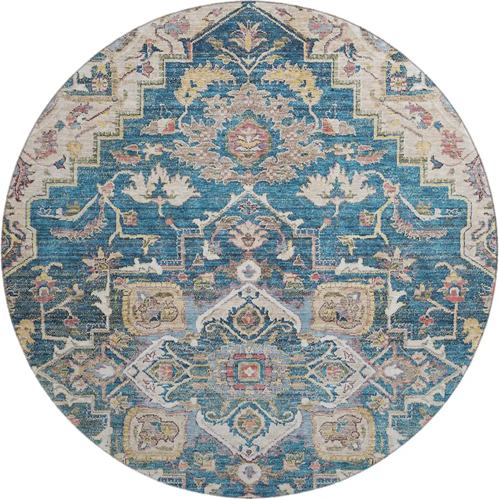 Mayfield AMF774 Blue 8' x 8' Rug