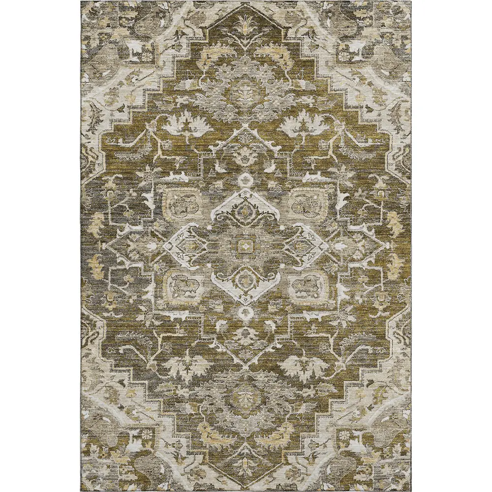 Mayfield AMF774 Brown 9' x 12' Rug