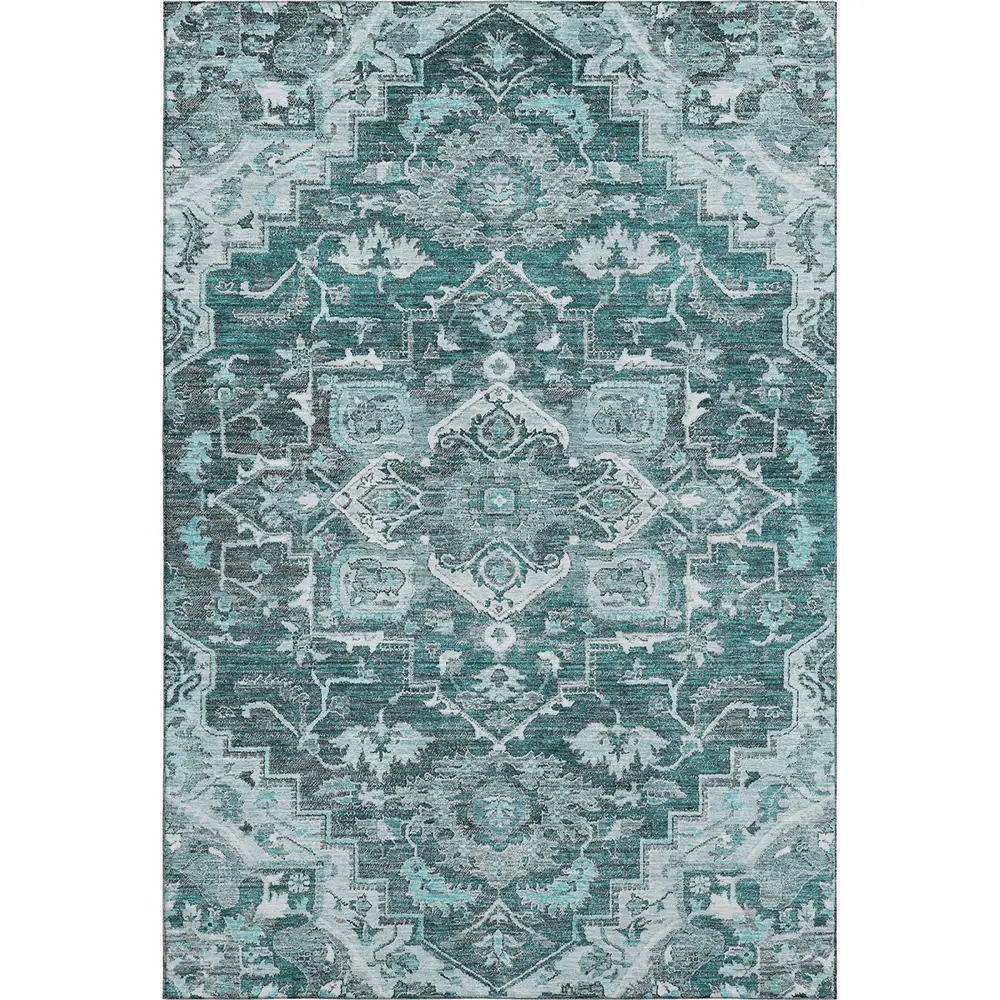 Mayfield AMF774 Teal 3' x 5' Rug