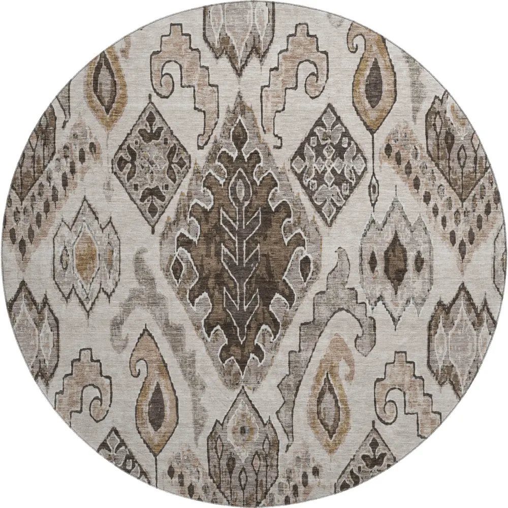 Mayfield AMF775 Brown 8' x 8' Rug