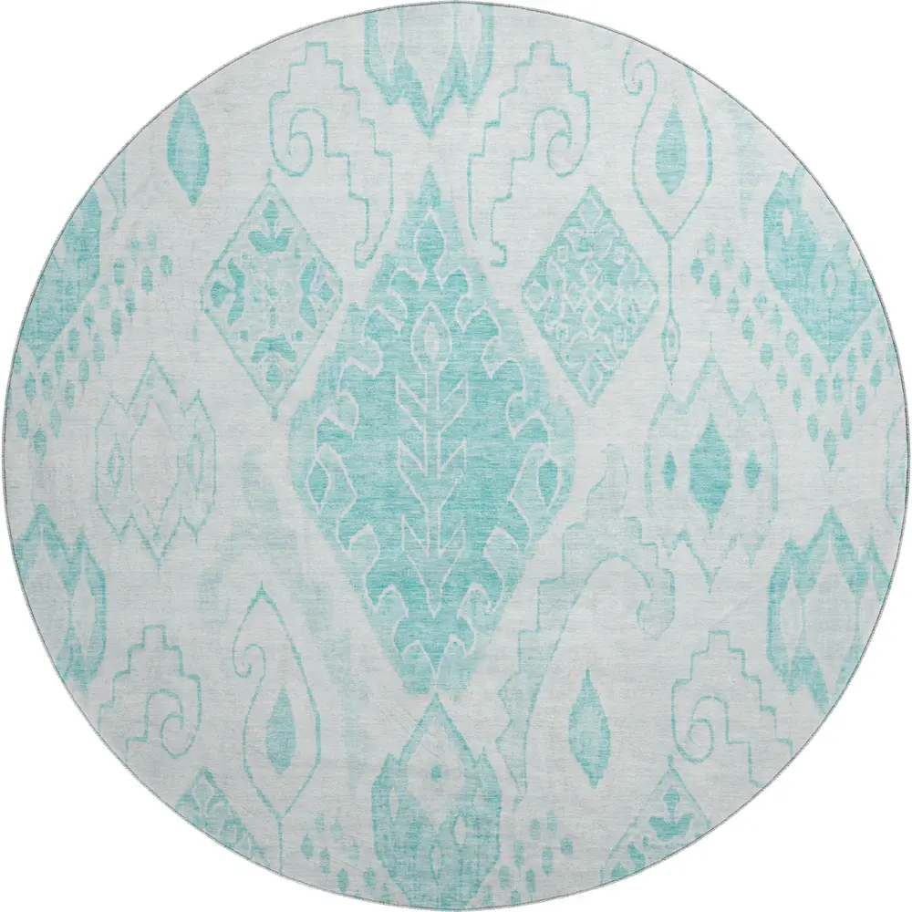 Mayfield AMF776 Teal 8' x 8' Rug