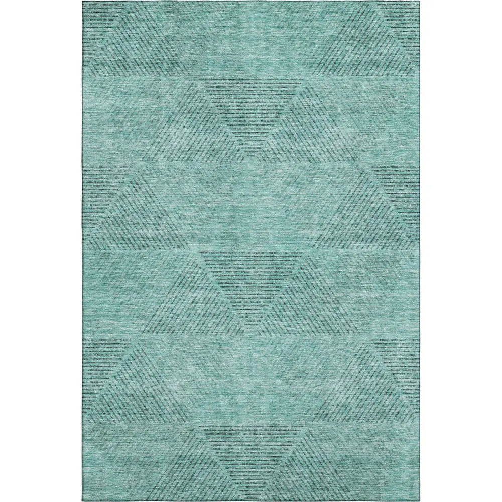 Mayfield AMF777 Teal 10' x 14' Rug