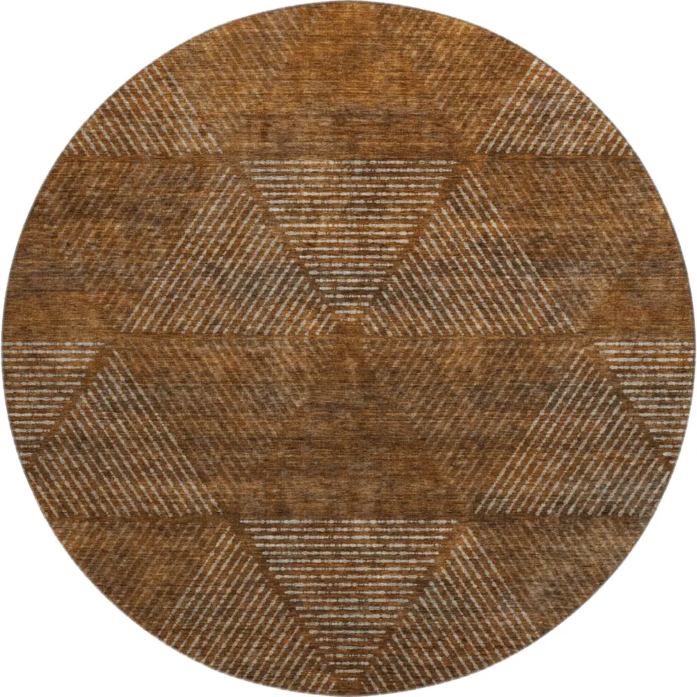 Mayfield AMF777 Terracotta 8' x 8' Rug
