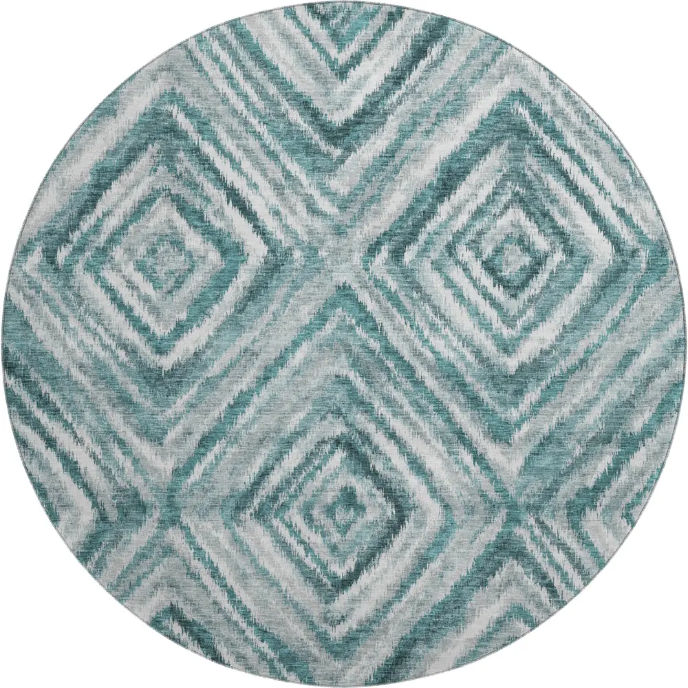 Mayfield AMF781 Teal 8' x 8' Rug