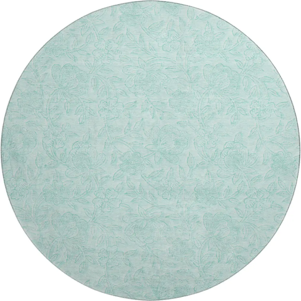 Mayfield AMF782 Teal 8' x 8' Rug