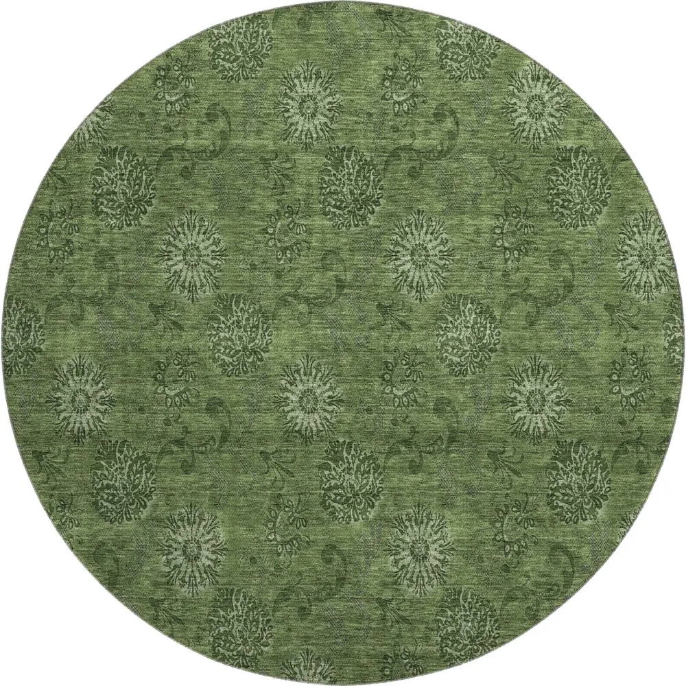 Mayfield AMF788 Olive 8' x 8' Rug