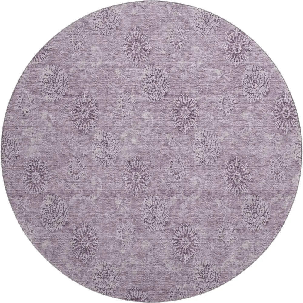Mayfield AMF789 Plum 8' x 8' Rug