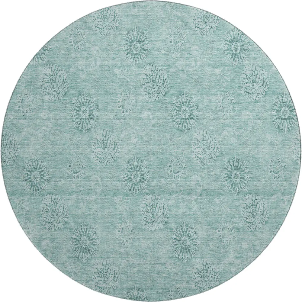Mayfield AMF789 Teal 8' x 8' Rug