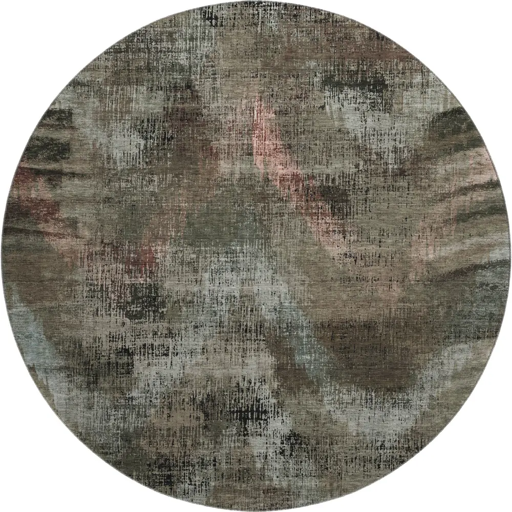 Mayfield AMF792 Brown 8' x 8' Rug