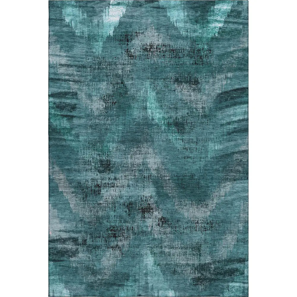 Mayfield AMF792 Teal 3' x 5' Rug