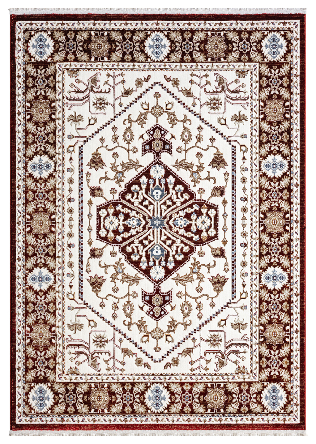 United Weavers Hudson Suzy Burgundy Accent Rug 1'10
