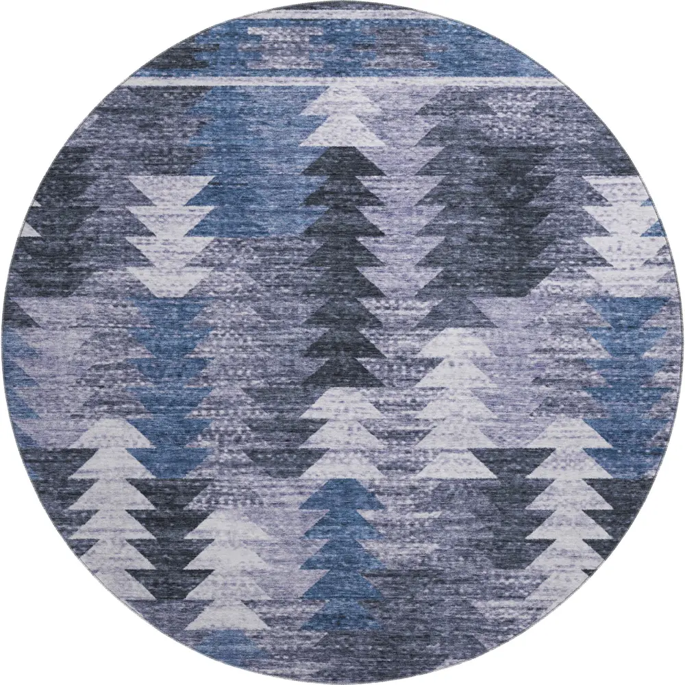 Mayfield AMF798 Blue 8' x 8' Rug