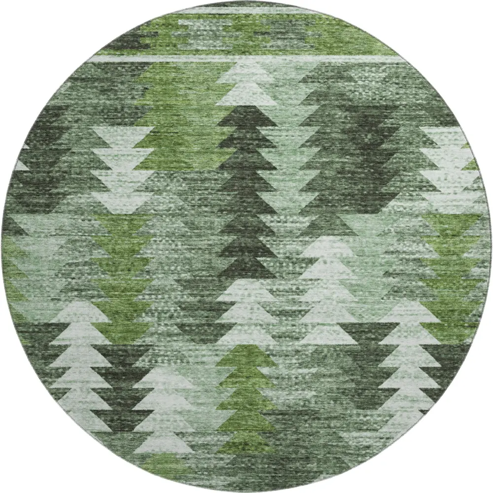 Mayfield AMF798 Olive 8' x 8' Rug