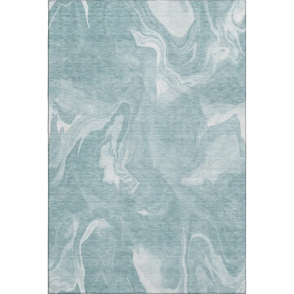 Mayfield AMF802 Teal 3' x 5' Rug